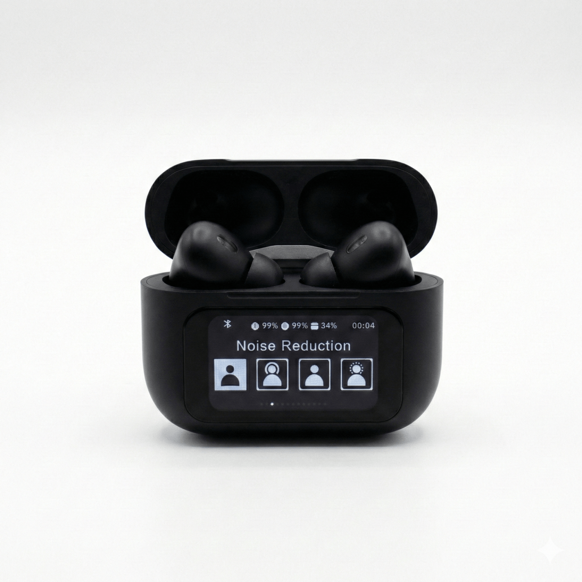 A9 Pro Touch Screen AirPods - ANC Wireless Earbuds with LED Display & Bluetooth 5.4